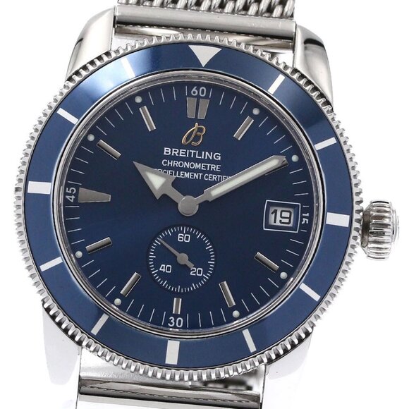 BREITLING Super Ocean Heritage 38 A37320 blue Dial Automatic Men's Watch_872031 - Picture 1 of 7